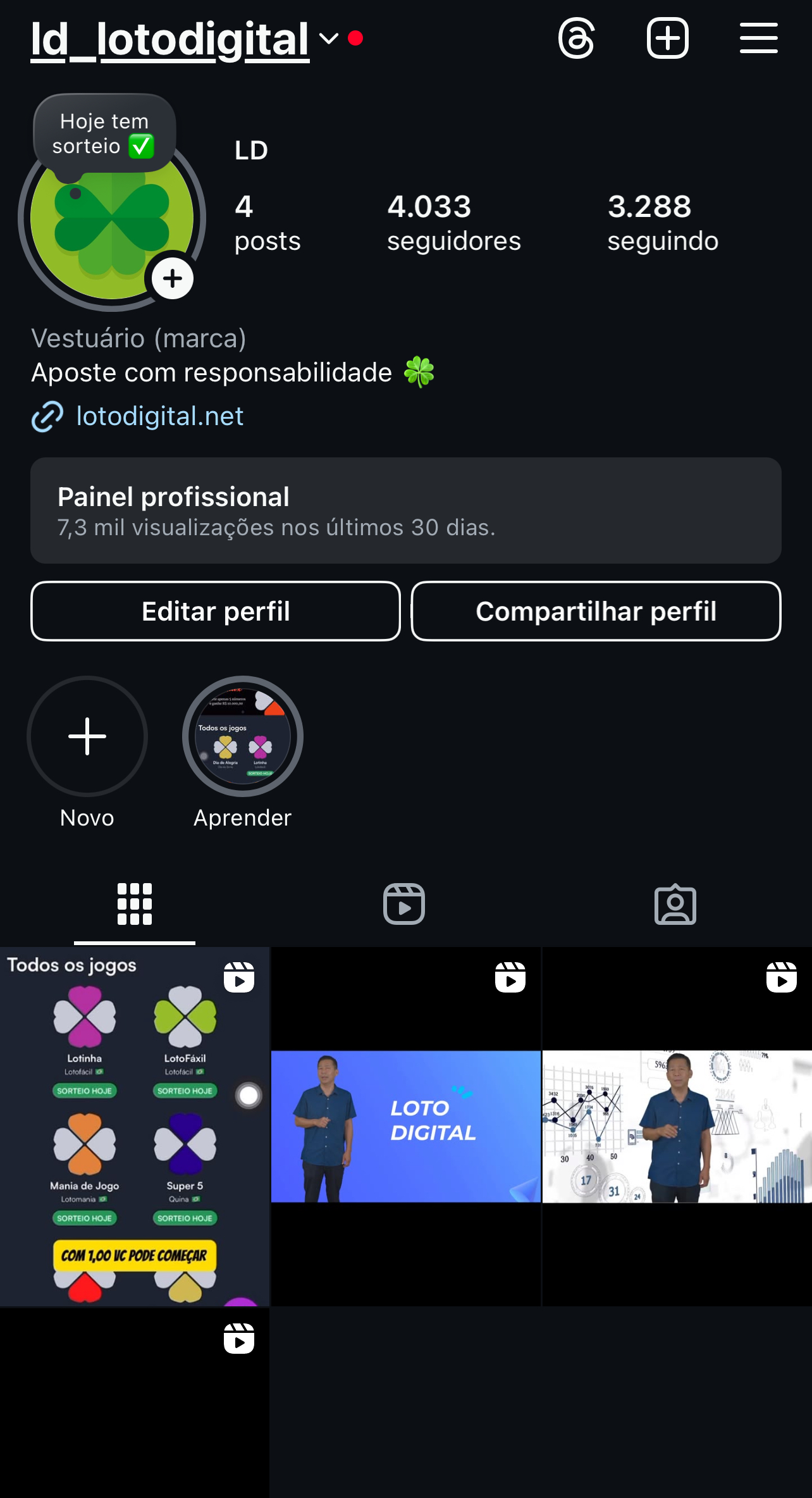 Perfil LotoDigital